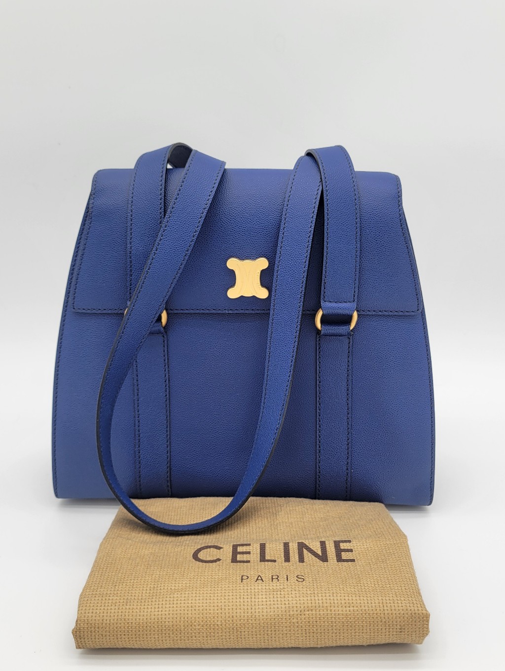Vintage Celine Triomphe Shoulder Bag